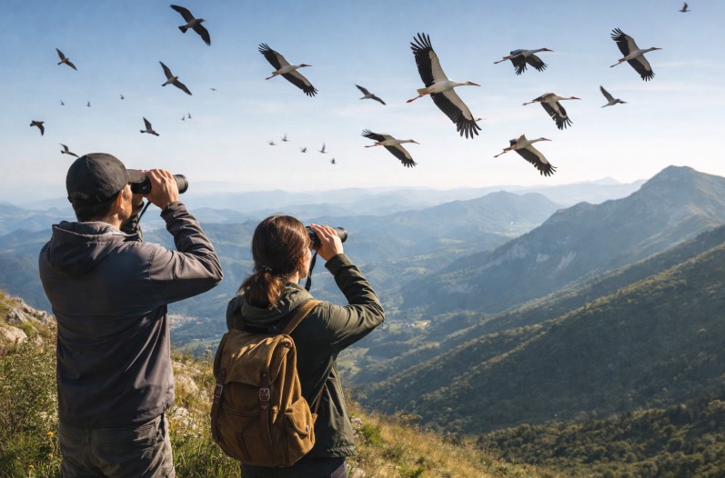 quels oiseaux migrent en ce moment