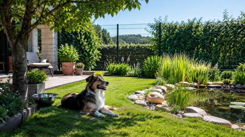 amenager jardin sécurisé pour son chien